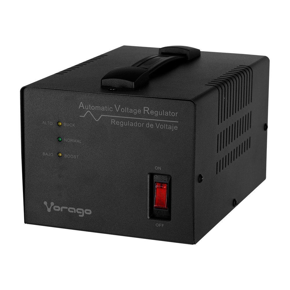 Regulador Vorago 3 Kva 1 800W 4 Cont Electrodomesticos Y Oficina Avr 400 - AVR-400