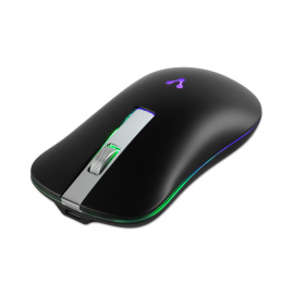 MOUSE VORAGO MO-305-BK SLIM LED RGB INALAMBRICO RECARGABLE NEGRO MO-305-SL-BK - MO-305-SL-BK