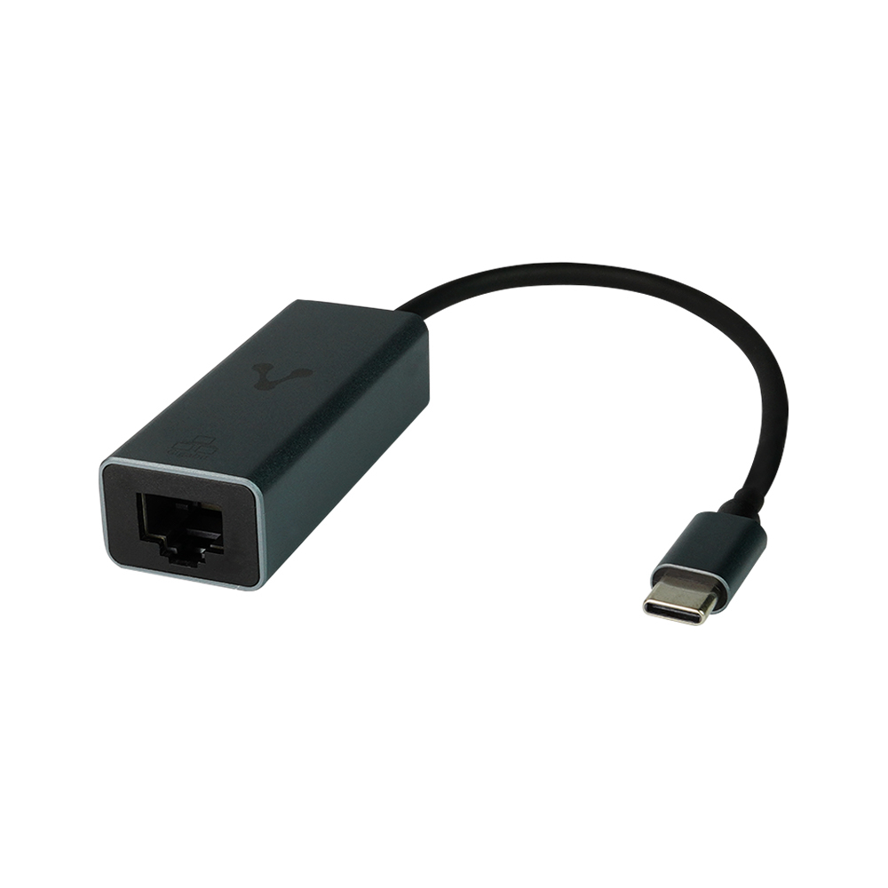 Vorago ADP-210 Adaptador De Red USB Tipo C RJ45 Flexible Ligero Plug and Play hasta 1Gbps