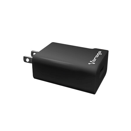 Cargador Para Pared Vorago Fast Charge 3.0a 1 Usb Negro