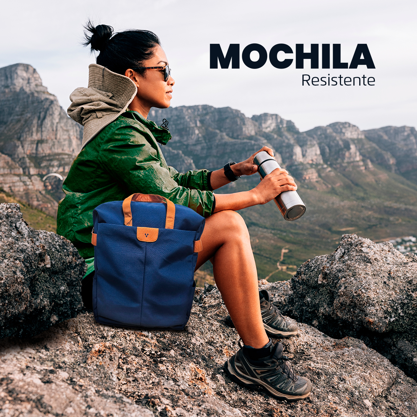 Vorago BP-301-BL Mochila Backpack Laptop Hasta 15.6   Resistente Ligera Trolley Strap Escolar Porta Laptop Oficina Color Azul