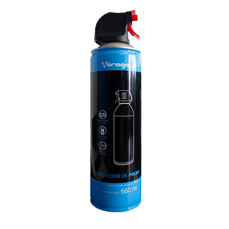 Vorago CLN-300 Aire comprimido 660 ml Removedor de Polvo para Limpieza de Componentes