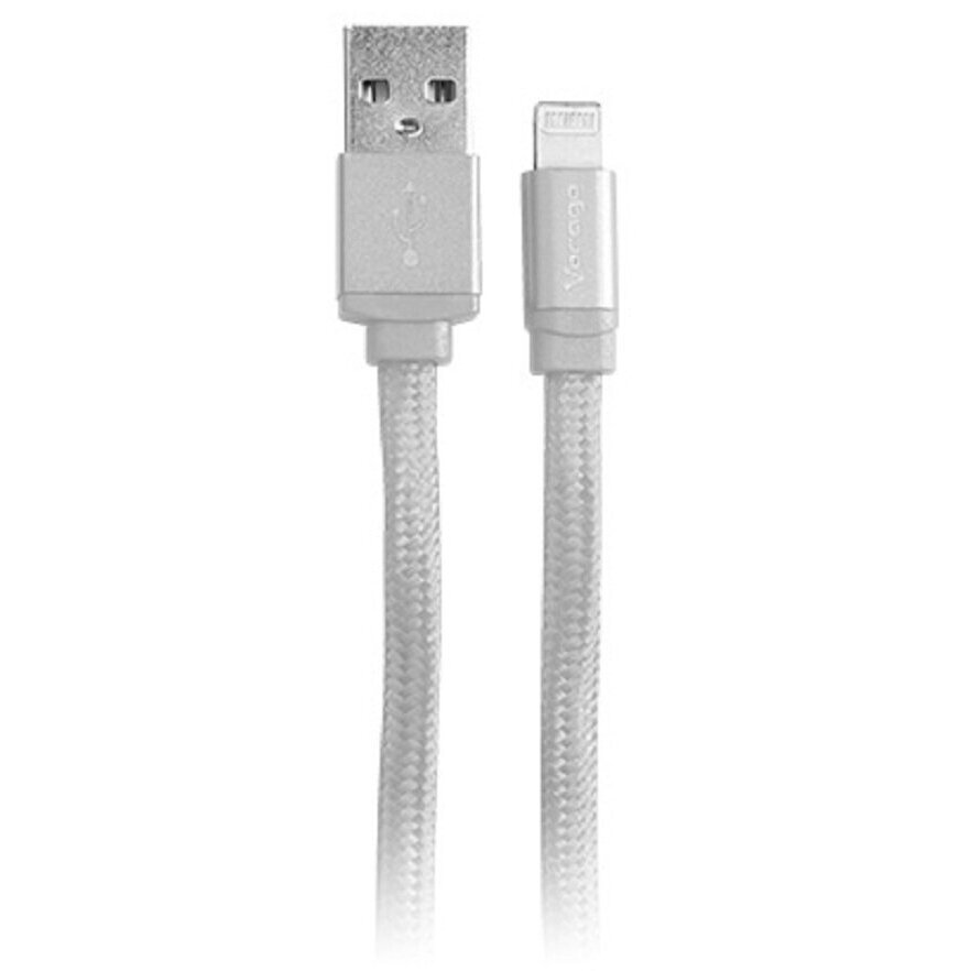 CABLE VORAGO CAB-119 USB-APPLE LIGHTNING 1 METRO BOLSA BLANCO