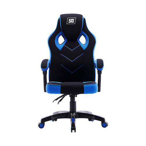Silla Gamer Deportiva Vorago Cgc301-BL Tela Automotriz Color Azul