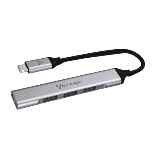 Vorago Hub Concentrador HU-200 4 Puertos USB Slim Tipo C