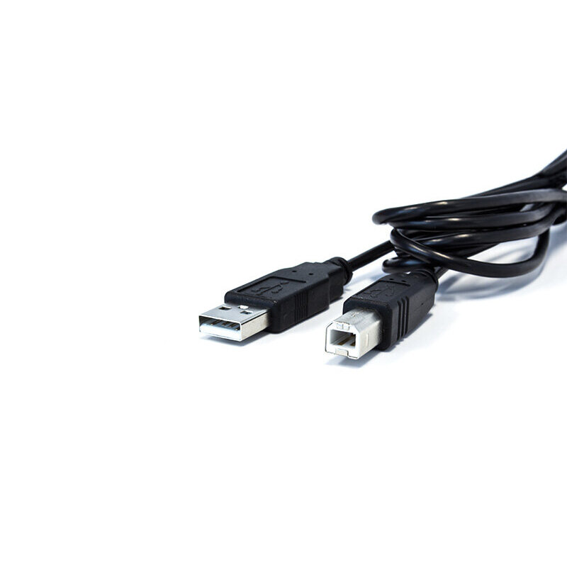 Cable para Impresora Vorago Conector USB-A a USB-B, 1.5m. Color Negro.