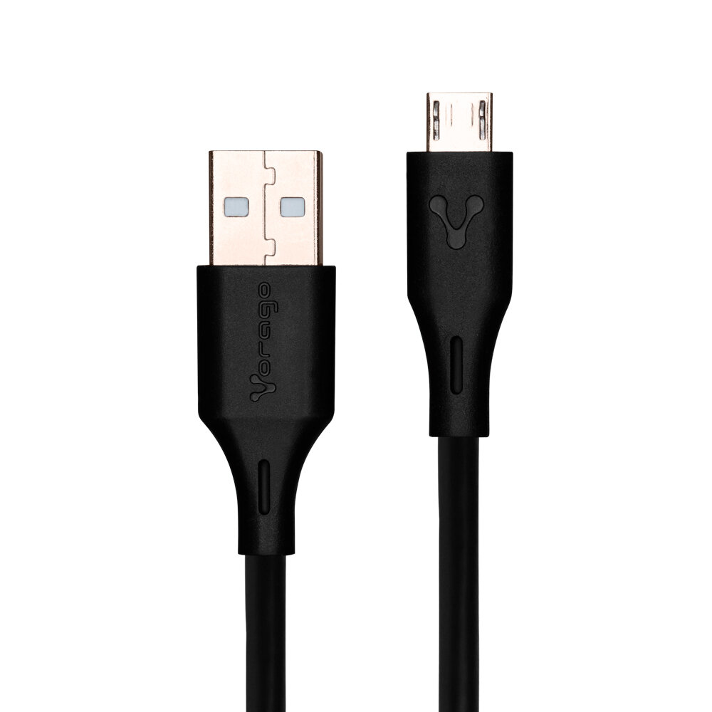 CABLE VORAGO CAB-M02B USB A MICRO USB 2 METROS NEGRO
