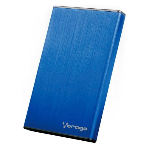 Vorago HDD-201 Gabinete Case para Disco Duro 2.5   de Aluminio, SATA, USB 3.0, Azul