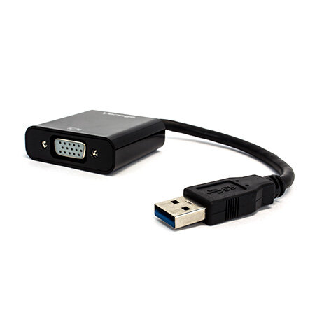 Vorago ADP-200 Adaptador USB 3.0 a VGA Full HD Hasta 1080p Compatible Con Windows