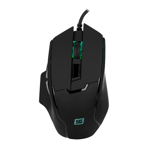 Vorago Start The Game MO-504 Mouse Gamer Alambrico USB RGB 800/6400 dpi Software Personalizable 6 Botones Raton para Juegos Ergonomico 6 Botones Programables 6 Modos De Iluminacion Gaming Laptop
