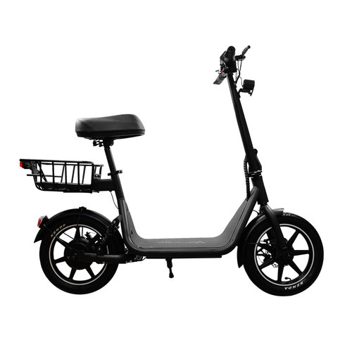 Scooter Eléctrico Vorago SC-400 con Asiento y Canastilla 400w 36v Velocidad 25km/h Autonomía 35km