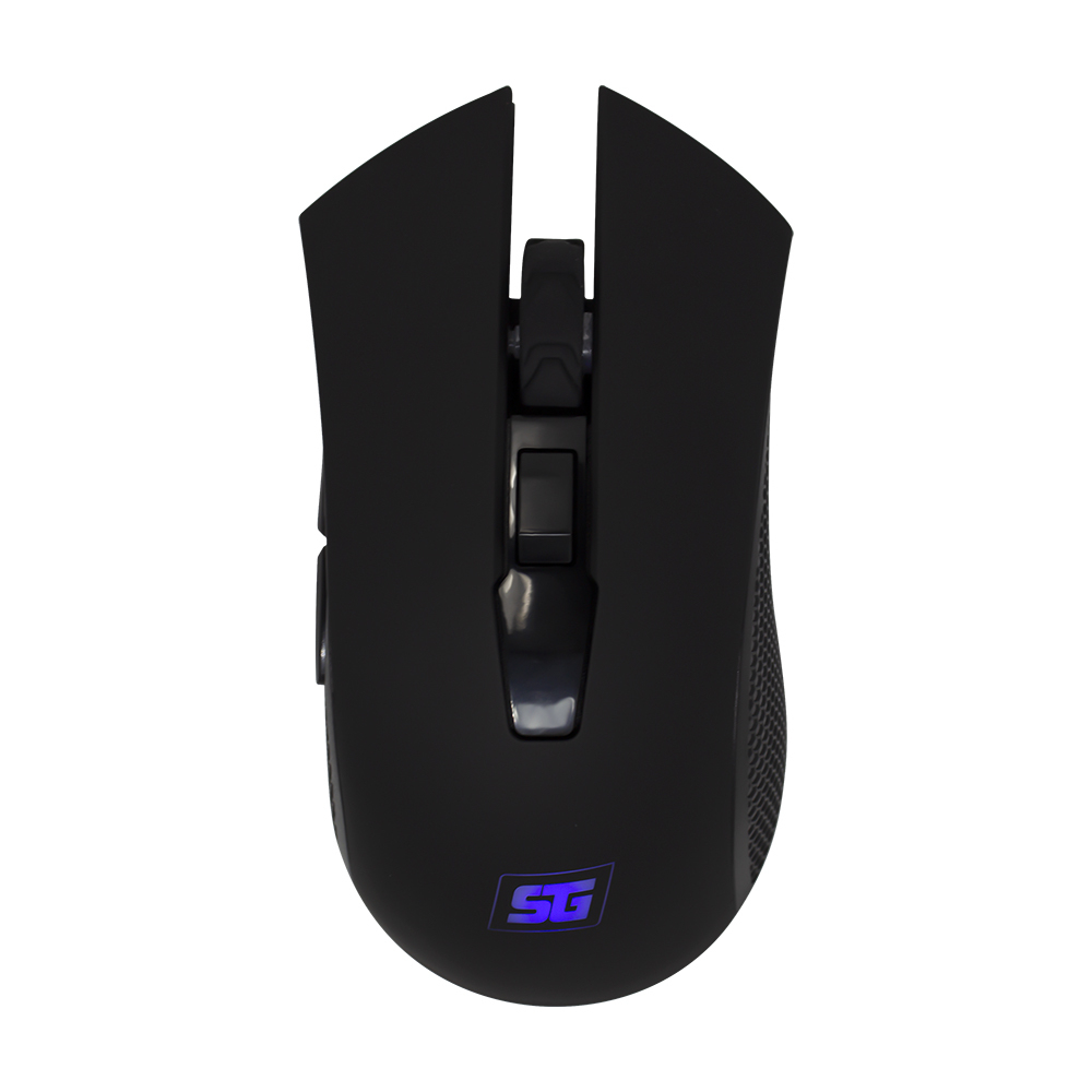 Vorago Start The Game MO-600 Mouse Inalámbrico Gamer, Batería Recargable, Sensor Pixart 3212, Retroiluminación LED