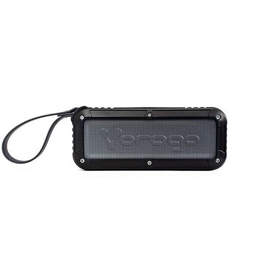 Vorago BSP-500-V2 Bocina Bluetooth IPX5 Ideal para Llevar a Tus Viajes o a una Fiesta. Ligera y portátil Bluetooth 5.0 Recargable 3.5 mm