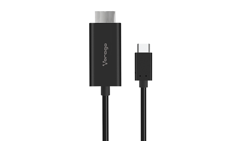 Vorago CAB-304 Cable Convertidor De USB Tipo C a HDMI 4K 1.8M, Celular, Tablet, Audio y Video.