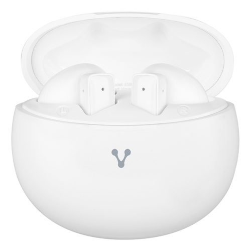 Vorago ESB-310-WH Audifonos Bluetooth 24 Hrs De Reproduccion Control Tactil Manos Libres USB Tipo C Color Blanco