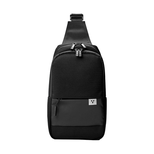 Vorago Mochila Pechera Cruzada CB-300, Poliester, Color Negro, A Prueba De Agua