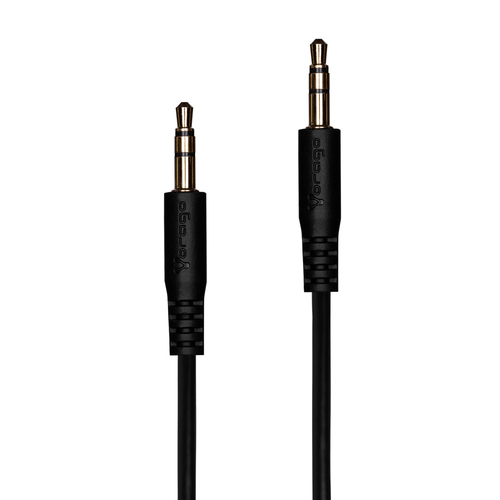Vorago CAB-A01B Cable Auxiliar Audio 3.5 mm a 3.54 mm Color Negro