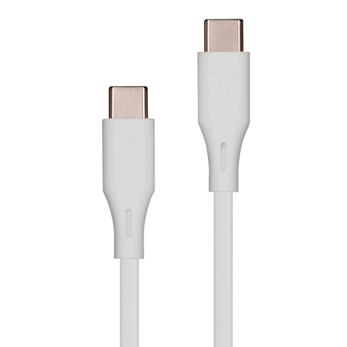 Vorago CAB-CC01W Cable Usb Tipo C a Usb Tipo C 1 Metro Carga Rapida Color Blanco