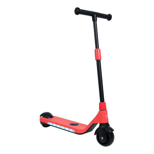Vorago SC-102-RD Scooter para niños 10 km de autonomia Soporta Hasta 60 Kg Motor De 40 Watts Iluminacion Led Aluminio 8 Km/h Color Rojo