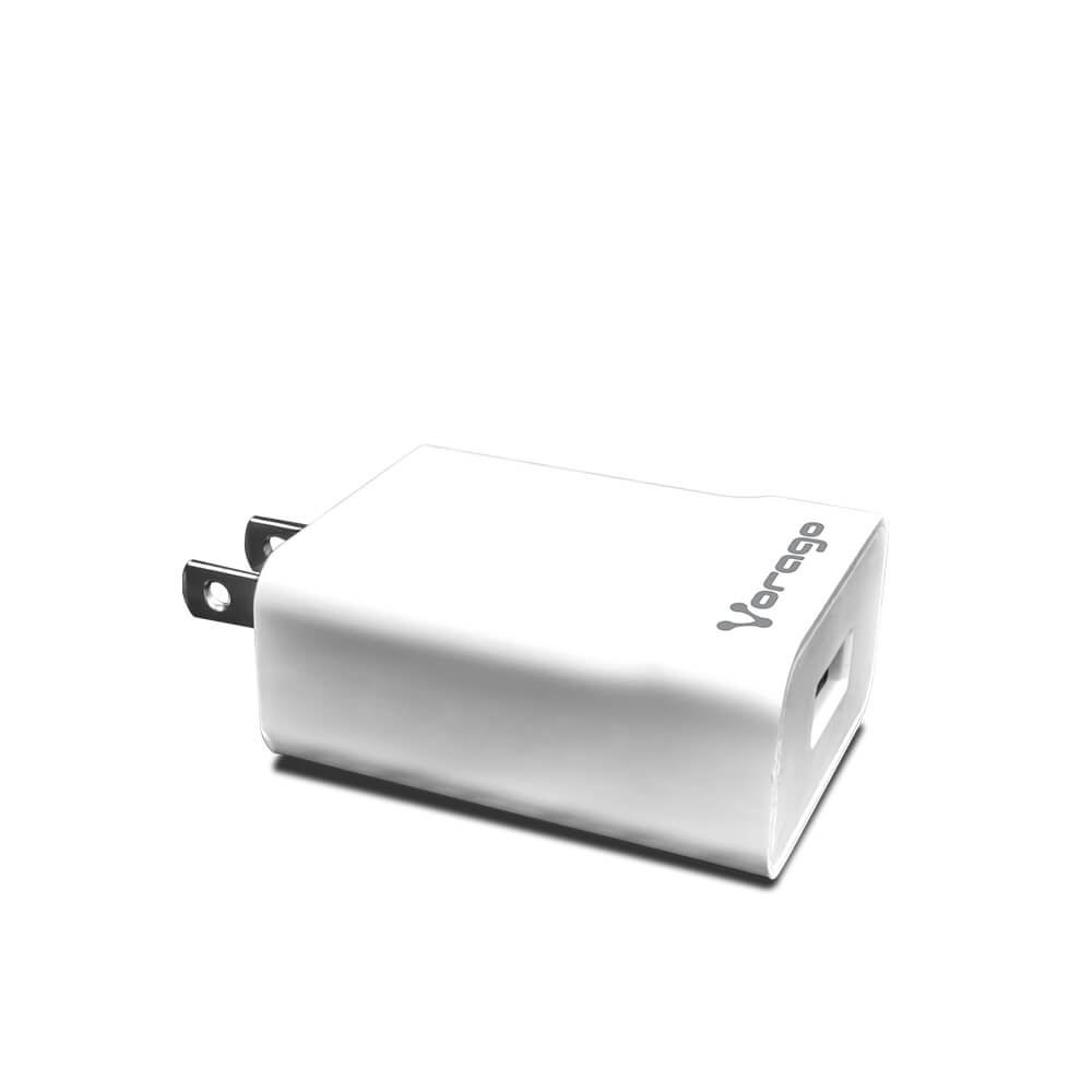 Cargador Para Pared Vorago Fast Charge 3.0a 1 Usb Blanco
