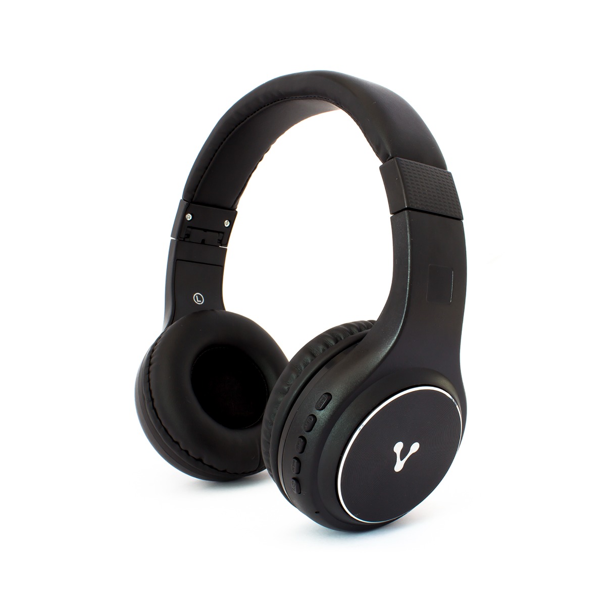 Vorago HPB-300 Diadema Bluetooth Manos Libres Plegable Super Bass Bateria De Larga Duracion Color Negro