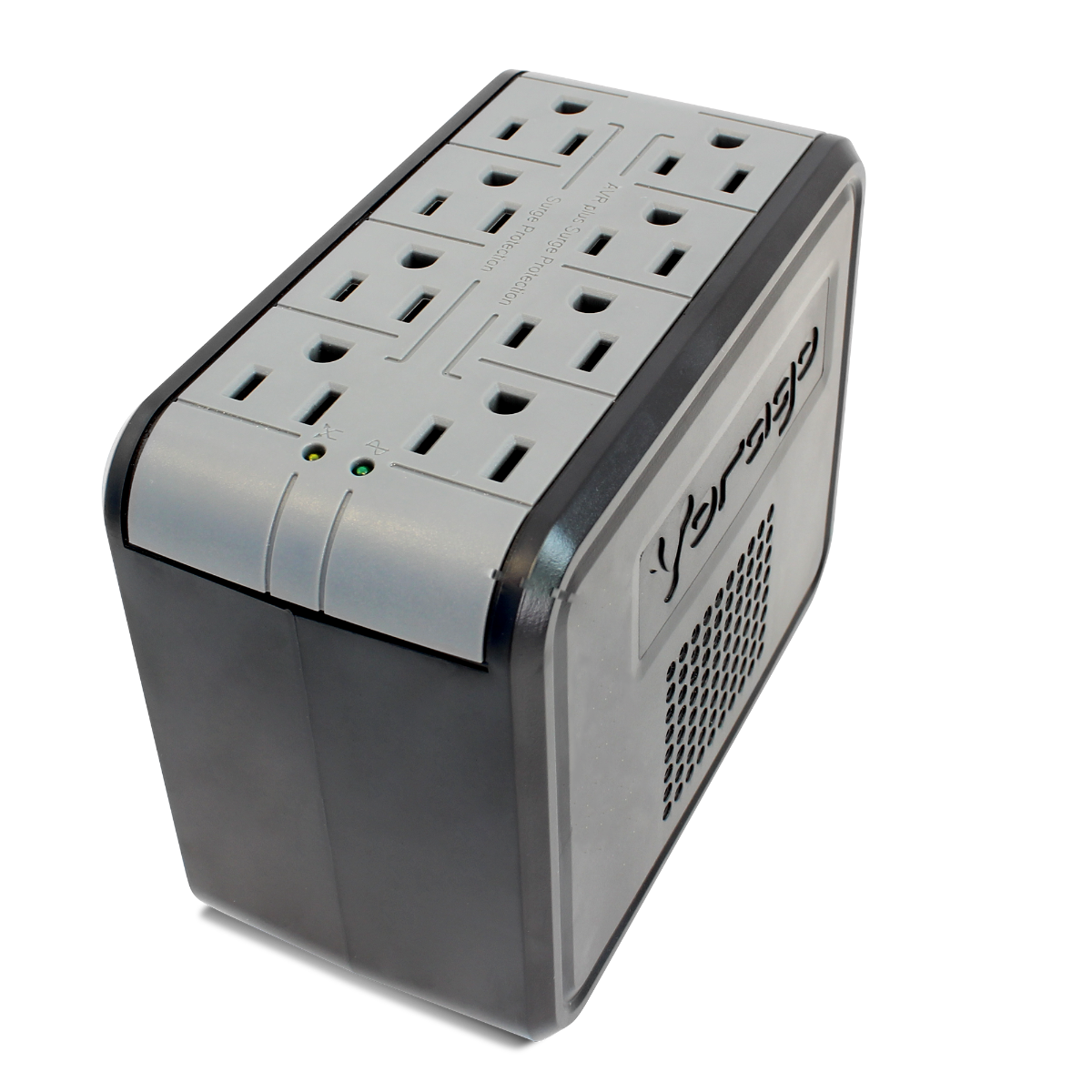 Vorago AVR-100 Regulador de Voltaje con Supresor de Picos, 8 Contactos, 1000 VA. 480W