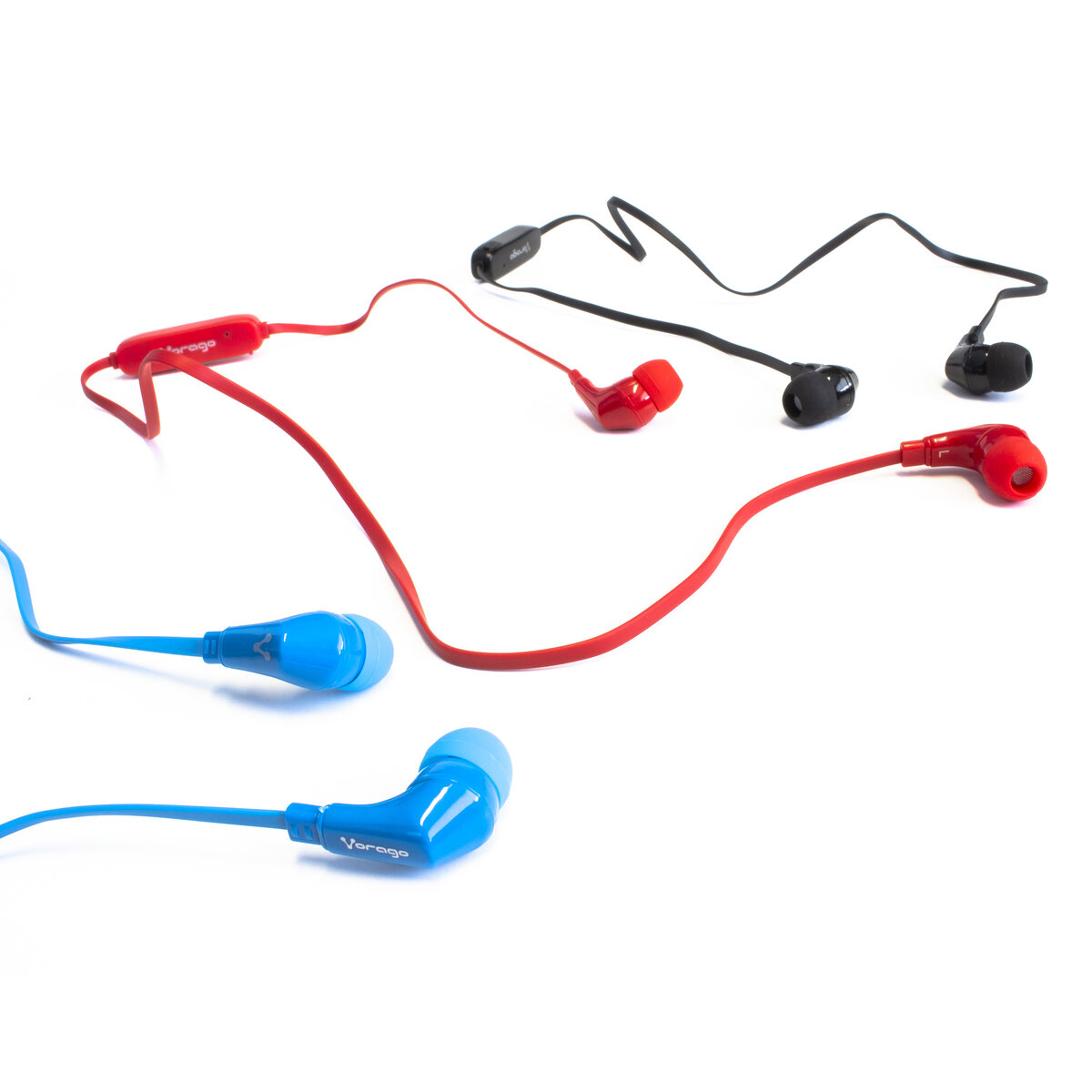 Vorago EPB-103 Audífonos Bluetooth con Control de Volumen y Manos Libres, Azul.