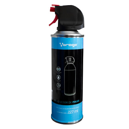 Vorago CLN-106 Aire comprimido 227 ml Removedor de Polvo para Limpieza de Componentes