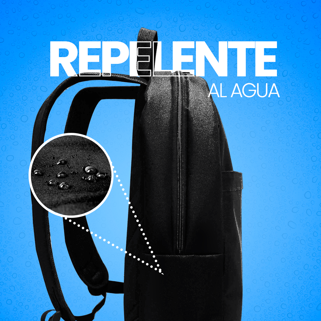 Vorago BP-100-BK Mochila Repelente al Agua Resistente para Laptop de hasta 15.6   Ligera Apertura Completa Escolar Viaje Color Negro