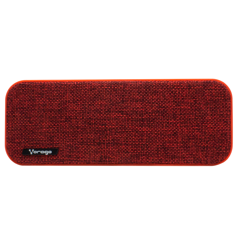 Vorago BSP-150 Bocina Bluetooth Portátil 6w, Entradas Micro SD, Jack 3.5 mm, Batería Recargable, Rojo