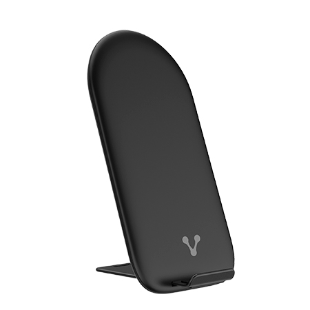 Vorago WC-300 Cargador Inalámbrico Wireless 10W, Carga Rápida con Base para Celular