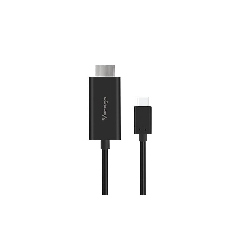 Vorago CAB-304 Cable Convertidor De USB Tipo C a HDMI 4K 1.8M, Celular, Tablet, Audio y Video.