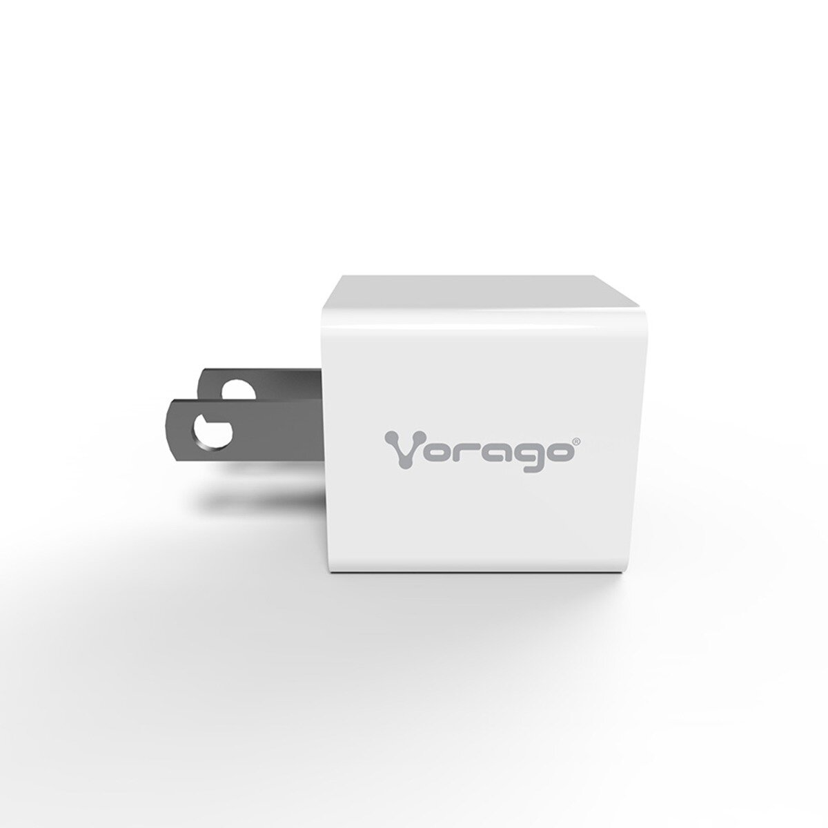 Vorago AU-105-V2-WH Cargador para Pared con 1 Puerto USB, Blanco Blister