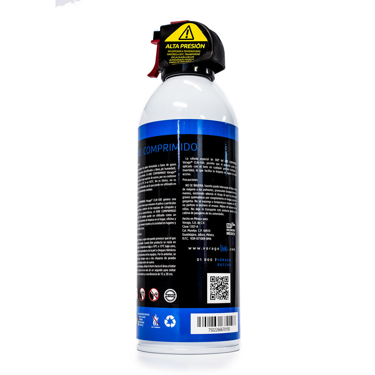 AIRE COMPRIMIDO VORAGO 440GRS CLN-100