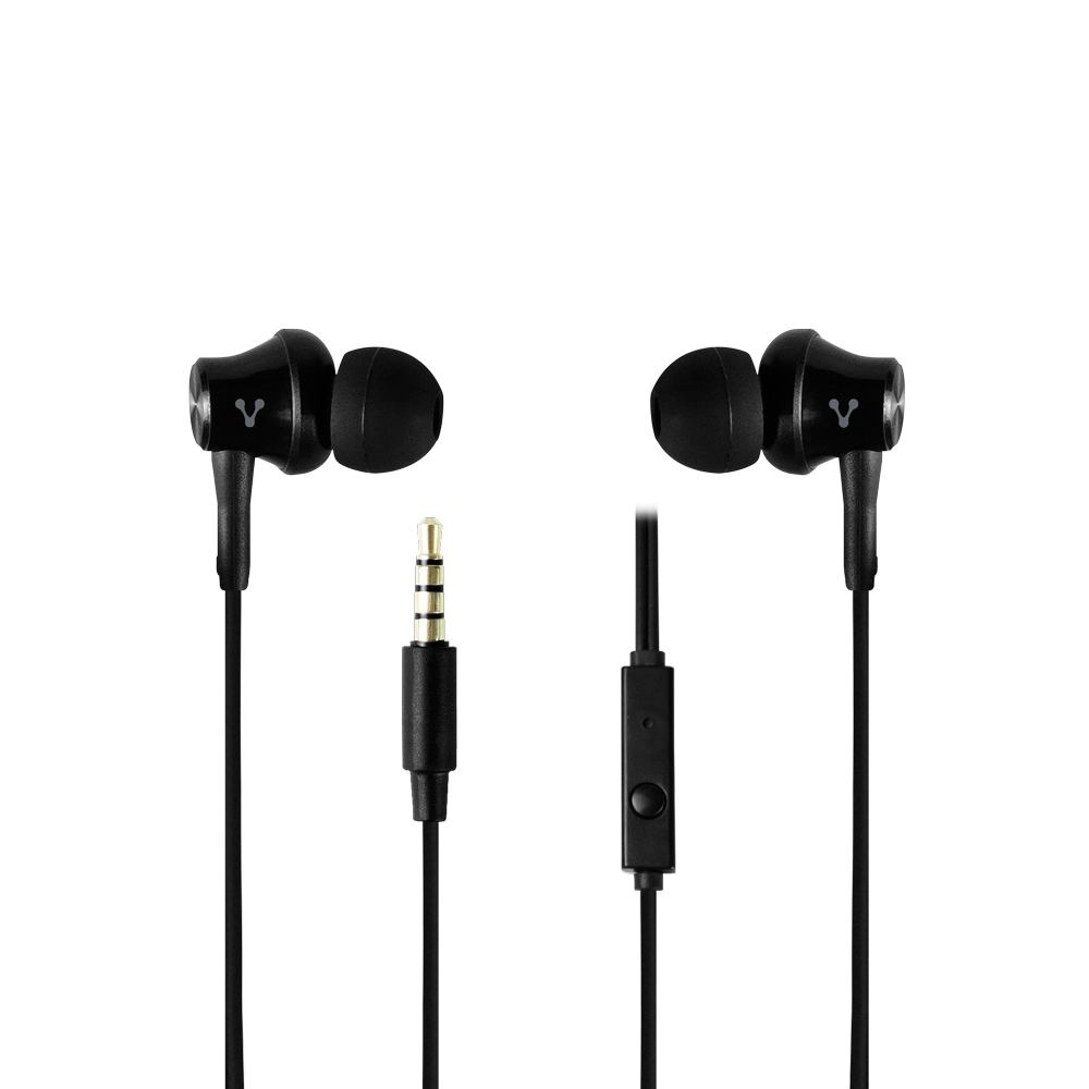 Vorago EP-104 Audifonos Alambricos 3.5mm Comodos Ligeros HiFi Manos Libres Ligeros Android Tablet