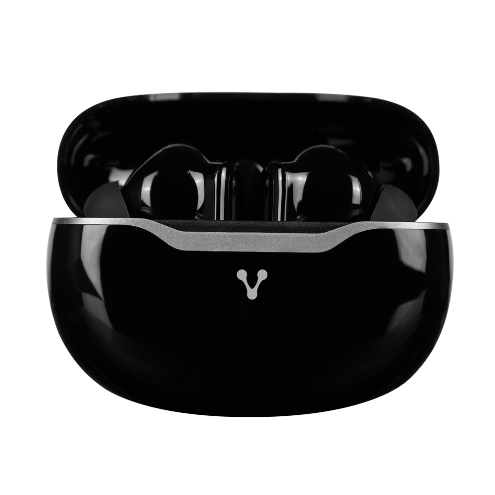 Vorago ESB-450-BK Audifonos Bluetooth 18 Hrs De Reproduccion Manos Libres Configurable con App Control Tactil Color Negro