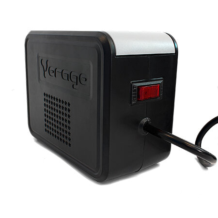 Vorago AVR-200 Regulador de Voltaje con supresor de Picos, 8 contactos, 1400 VA De Oficina y Hogar Consolas Pantallas Protector de Sobretensiones