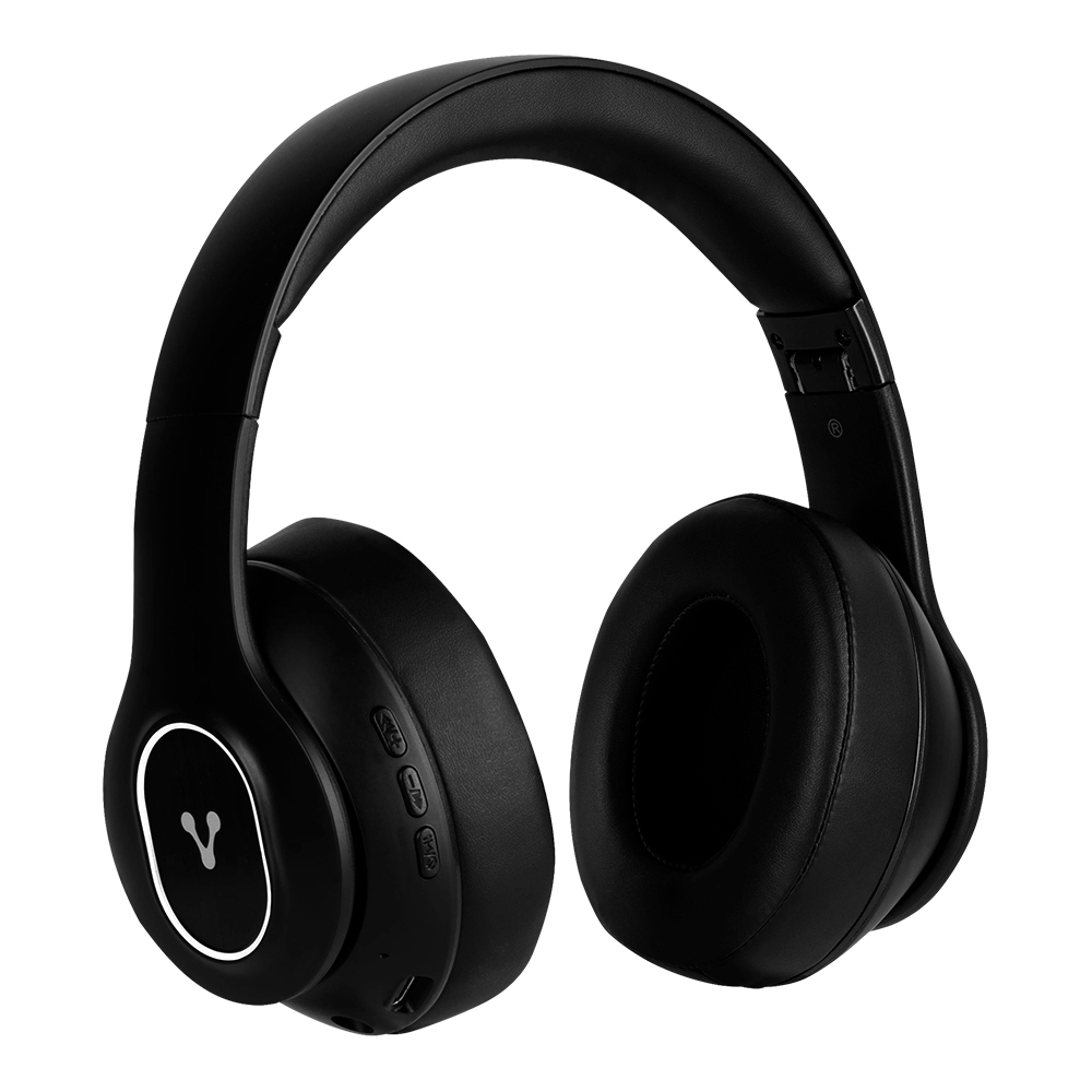 Vorago HPB-350 Audifonos Inalambricos Diadema Bluetooth con Microfono On-Ear Alcance De 10 M Plegables Manos Libres 3.5 mm Reproduccion De Musica Llamadas Bateria hasta 12 Horas