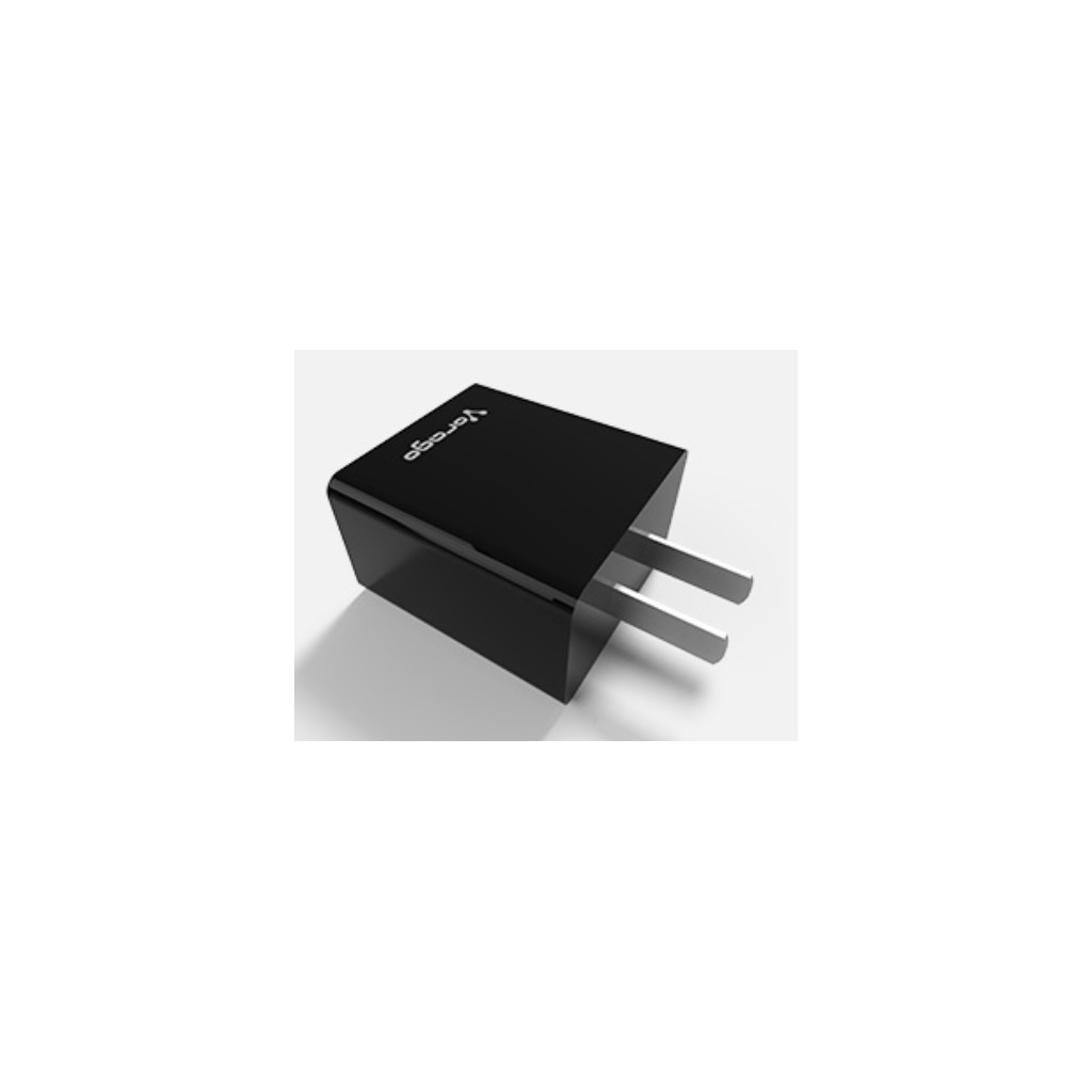 Vorago AU-106-BK Cargador para Pared 2 Puertos USB, 1 y 2.1 Amperios, Negro