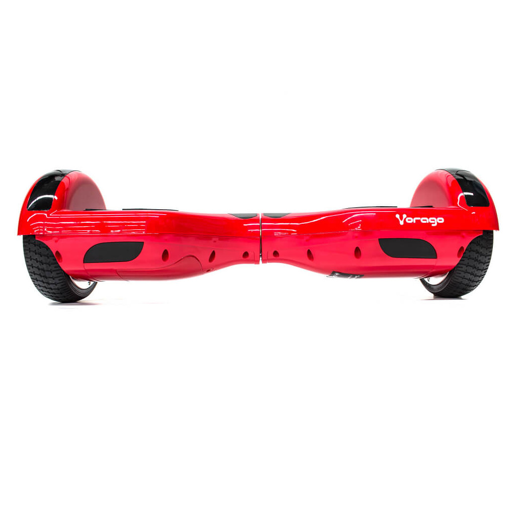 Hoverboard Electrico Vorago HB-200-RD Patineta eléctrica dos ruedas 12 km/h Luces Led Batería Protegida y Certificada Doble Motor Contra Salpicaduras Para Niños