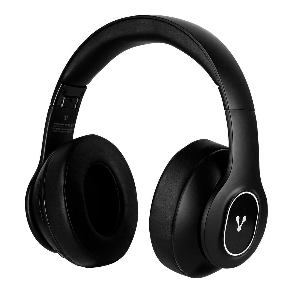 Vorago HPB-350 Audifonos Inalambricos Diadema Bluetooth con Microfono On-Ear Alcance De 10 M Plegables Manos Libres 3.5 mm Reproduccion De Musica Llamadas Bateria hasta 12 Horas