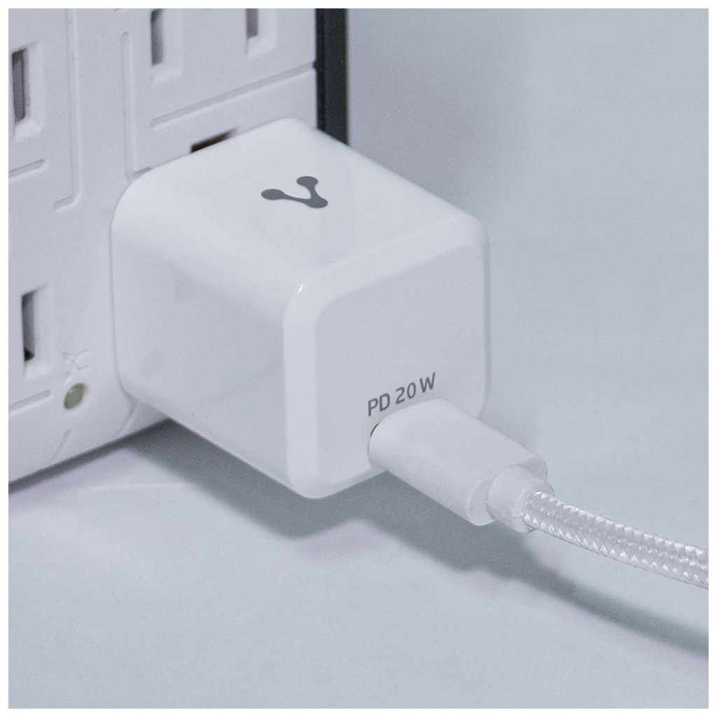 Vorago AU-250-V2 Cargador De Pared USB Tipo C 20W Ligero Power Delivery Quick Charge