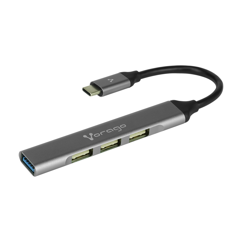 Vorago Hub Concentrador HU-200 4 Puertos USB Slim Tipo C