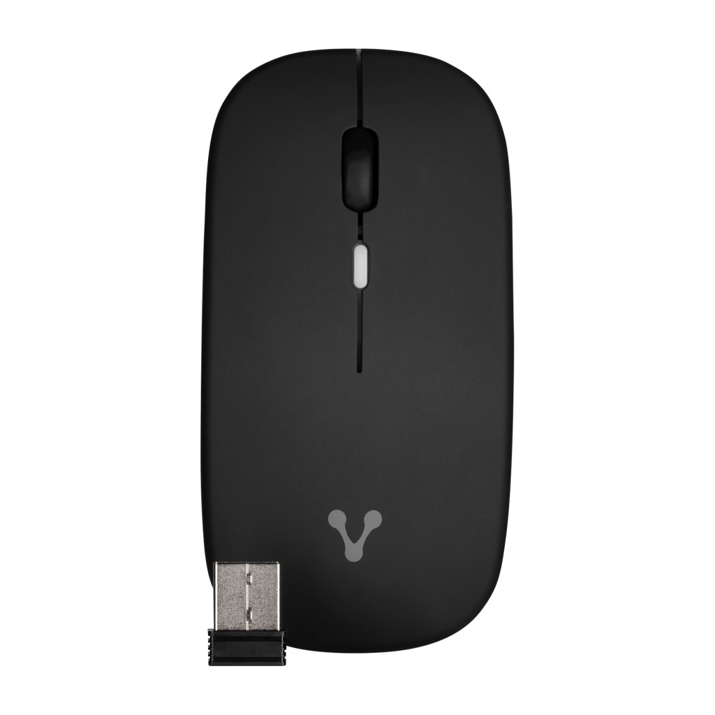 Vorago MO-307 Mouse Inalámbrico 800/1200/1600 DPI Recargable Negro