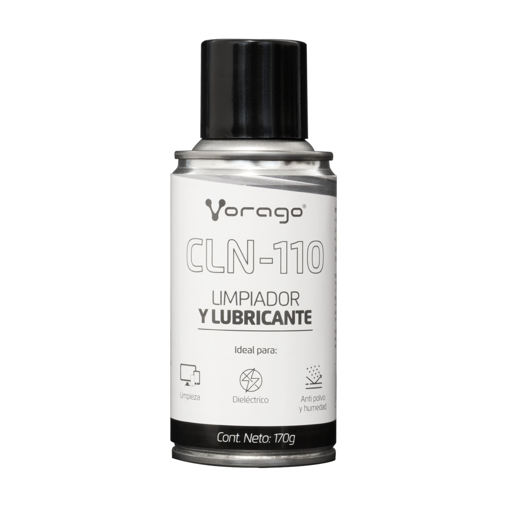LIMPIADOR Y LUBRICANTE VORAGO CLN-110 170GR BASE SILICON PARA COMPONENTES ELÉCTRICOS