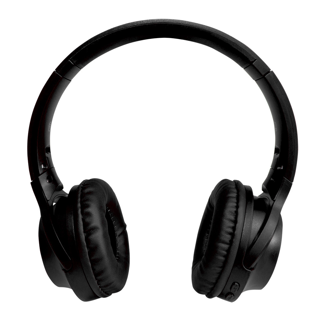 Vorago HPB-200 Diadema Bluetooth, Manos Libres, Control de Música y Volúmen, Plegable, Color Negro.