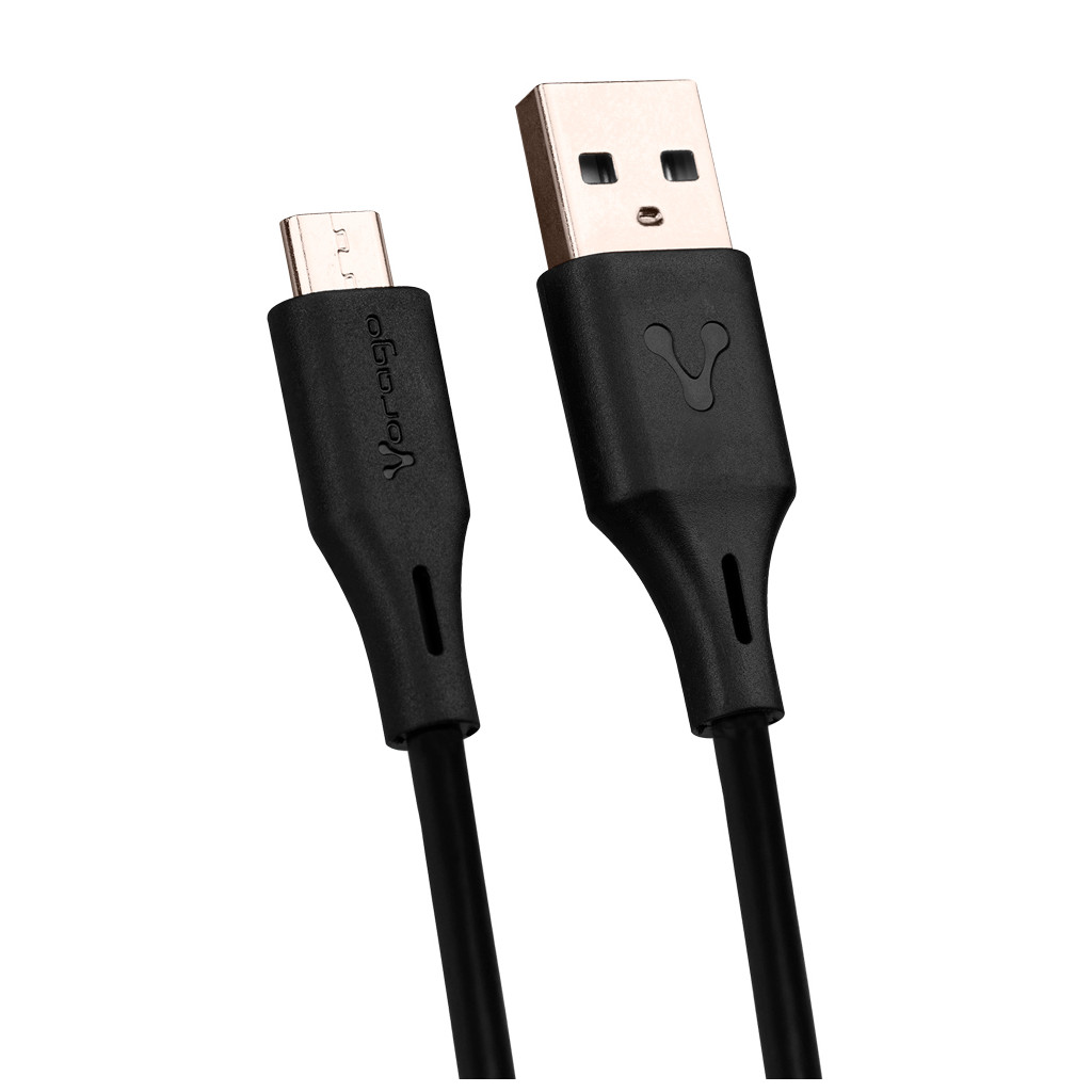 CABLE VORAGO CAB-M02B USB A MICRO USB 2 METROS NEGRO