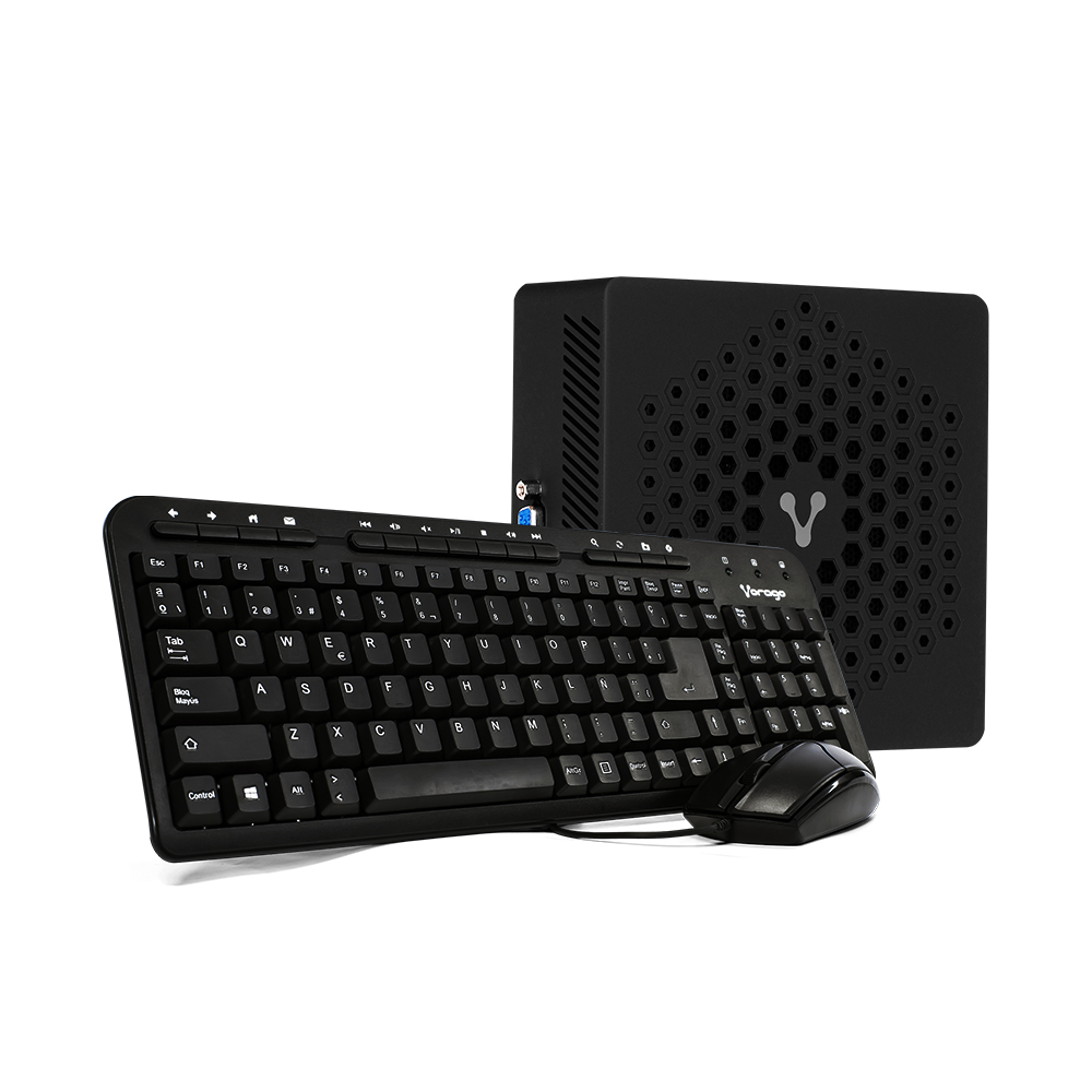 COMPUTADORA VORAGO MINIBAY INTEL Core I3 1215U 8GB 250GB M.2 VGA 2XHDMI WIFI BT USB 3.0 WIN TRIAL
