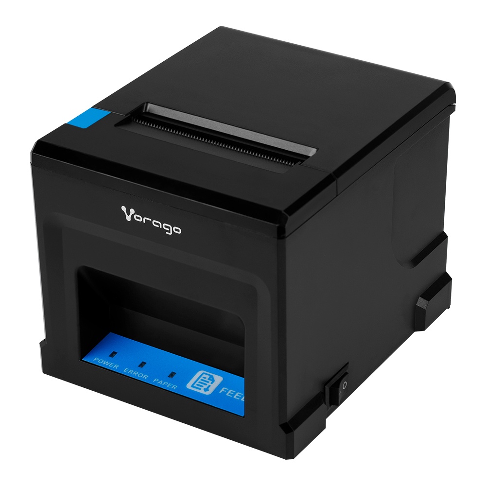 Vorago MNP-180 Impresora Termica 203 dpi´s Conexion LAN y USB Papel de 80 MN Impresion Termica Velocidad 220 mm/s Impresora De Tickets De Escritorio