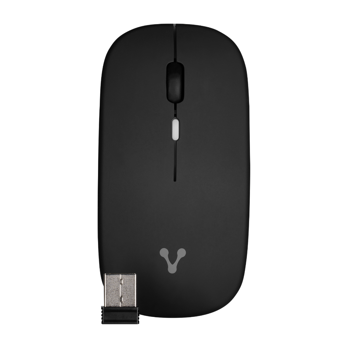 Vorago MO-307 Mouse Inalámbrico 800/1200/1600 DPI Recargable Negro